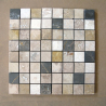 Mosaique ASPEN - Mosaique Marbre Black & Brown 36 X 36 mm