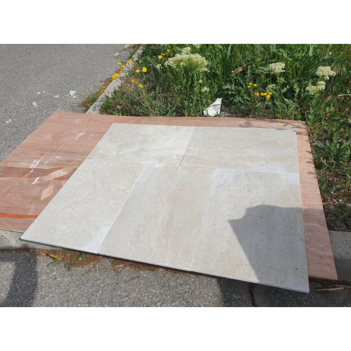 Travertin 40x60 Premier choix Light mix 12mm - DMC Miller