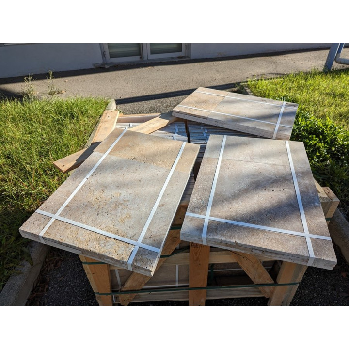 Travertin OPUS 4 premier choix Mix Classique 12mm - DMC Miller