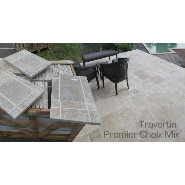 Travertin OPUS 4 premier choix Mix - DMC Miller